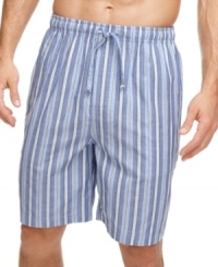 Keep cool all night long in these Nautica sleep shorts. Keep cool all night long in these Nautica sleep shorts.