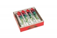 Christopher Radko Shiny-Brite Vintage Silver 6-Inch Icicles, Set of 4 Christopher Radko Shiny-Brite Vintage Silver 6-Inch Icicles, Set of 4