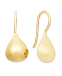 An instant classic for your jewelry collection. Giani Bernini's timeless style features a small teardrop shape in 24k gold over sterling silver. Approximate drop: 1/2 inch. An instant classic for your jewelry collection. Giani Bernini's timeless style features a small teardrop shape in 24k gold over sterling silver. Approximate drop: 1/2 inch.