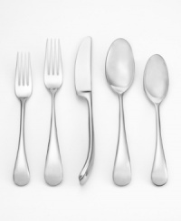 The contemporary and curvaceous Torun place settings pattern, created by a jewelry designer in 18/8 stainless steel, is lustrous on the table and wonderful in the hand. From Dansk. The contemporary and curvaceous Torun place settings pattern, created by a jewelry designer in 18/8 stainless steel, is lustrous on the table and wonderful in the hand. From Dansk.