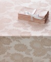 All set for spring. With a tablecloth and napkins for up to four guests, this Dinner Party Medley table linens set offers efficiency for the busy host and a pastel-pink floral motif to make the meal unforgettable.