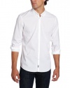 Calvin Klein Sportswear Men's Double Collar Poplin Woven