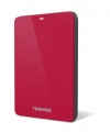 Toshiba Canvio 1.0 TB USB 3.0 Portable Hard Drive - HDTC610XR3B1 (Red)