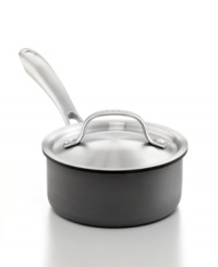 Green piece! An innovative petroleum-free nonstick coating ensures an environmentally-friendly approach to cooking in your kitchen, while the smart, compact shape is ideal for whipping up quick sauces, small sides and healthy snacks. The hard-anodized construction exhibits superior heat conductivity and helps to save time and energy in your home! Lifetime warranty. Green piece! An innovative petroleum-free nonstick coating ensures an environmentally-friendly approach to cooking in your kitchen, while the smart, compact shape is ideal for whipping up quick sauces, small sides and healthy snacks. The hard-anodized construction exhibits superior heat conductivity and helps to save time and energy in your home! Lifetime warranty.