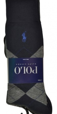 Polo Ralph Lauren Men's 3 Pack Argyle Socks (10-13) 1 Navy Argyle, 1 Solid Black, 1 Solid Gray Polo Ralph Lauren Men's 3 Pack Argyle Socks (10-13) 1 Navy Argyle, 1 Solid Black, 1 Solid Gray