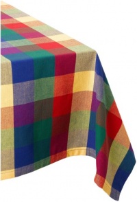 DII Palette Check Indian Summer Tablecloth 60 x 84 DII Palette Check Indian Summer Tablecloth 60 x 84
