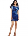 French Connection Women's Fast Tribal Tease Dress, Blue, 4