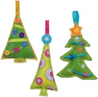 Dimensions Needlecrafts Felt Applique, Cheery Trees Ornaments Dimensions Needlecrafts Felt Applique, Cheery Trees Ornaments