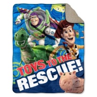 Disney, Toy Story, Team Rescue 40-Inch-by-50-Inch Micro Sherpa Blanket by The Northwest Company Disney, Toy Story, Team Rescue 40-Inch-by-50-Inch Micro Sherpa Blanket by The Northwest Company