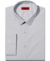 With a modern fitted shape, this dress shirt from Alfani RED has instant office cred.