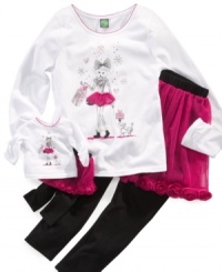 Fashionable fun in pairs. Dollie & Me's adorable matching outfits will make everyday playtime. Fashionable fun in pairs. Dollie & Me's adorable matching outfits will make everyday playtime.