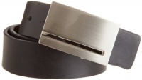 Reward Men's Reversible Brushed Nickle Plaque Buckle Belt Reward Men's Reversible Brushed Nickle Plaque Buckle Belt