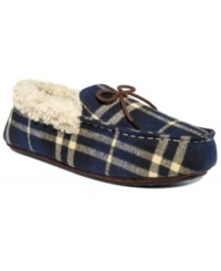 Lounge around the house in style with these slipper from Club Room Lounge around the house in style with these slipper from Club Room