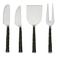 A burnished finished adds a rustic-meets-modern touch to this must-have serving set from Donna Karan Lenox. A burnished finished adds a rustic-meets-modern touch to this must-have serving set from Donna Karan Lenox.