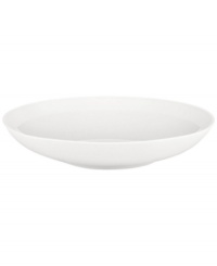 A modern balance. Create a sense of effortless urban luxury with the Matte & Shine soup bowl, featuring a minimalist coupe shape, white glaze and tonal banding by Donna Karan Lenox. A modern balance. Create a sense of effortless urban luxury with the Matte & Shine soup bowl, featuring a minimalist coupe shape, white glaze and tonal banding by Donna Karan Lenox.