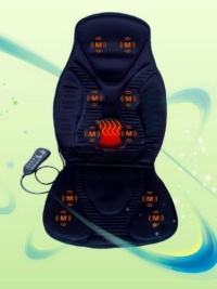 FIVE STAR FS8812 10-MOTOR MASSAGE SEAT CUSHION WITH HEAT, new FIVE STAR FS8812 10-MOTOR MASSAGE SEAT CUSHION WITH HEAT, new