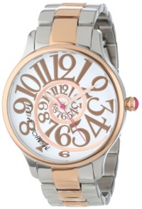 Betsey Johnson Women's BJ00040-17 Analog Two-Tone Optical Dial Watch Betsey Johnson Women's BJ00040-17 Analog Two-Tone Optical Dial Watch