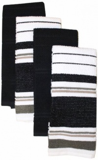Foreston Trends 16 by 26-Inch Venice Towel, Black, Set of 4 Foreston Trends 16 by 26-Inch Venice Towel, Black, Set of 4