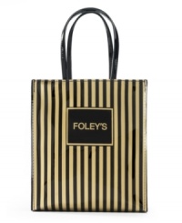 Keep the heart of Houston alive with this striped lunch tote, your ode to a time-honored name and the smart solution to making every meal a memory. A beloved member of the Texas community, Foley's did everything big with lavish holiday windows, show-stopping parades and a devotion to its customer that made it a part of every family. Remember the magic, the sensation and the unpredictable behind the door at Foley's. Keep the heart of Houston alive with this striped lunch tote, your ode to a time-honored name and the smart solution to making every meal a memory. A beloved member of the Texas community, Foley's did everything big with lavish holiday windows, show-stopping parades and a devotion to its customer that made it a part of every family. Remember the magic, the sensation and the unpredictable behind the door at Foley's.