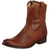 FRYE Women's Melissa Button Short Ankle Boot,Cognac Soft Vintage Leather,9.5 M US