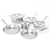 All-Clad Bloomingdale's Brushed d5 10 Piece Cookware Set