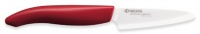 Kyocera Revolution Series 3-1/7- Inch Paring Knife with Red Handle, White Blade Kyocera Revolution Series 3-1/7- Inch Paring Knife with Red Handle, White Blade
