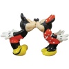 Westland Giftware Mickey InspEARations Kissing Mickey and Minnie 4-1/4-Inch Magnetic Salt and Pepper Shakers