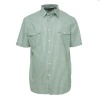 Perry Ellis Men's Short Sleeve Gingham Button Down Shirt