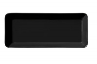 iittala Teema 6.25 X 14.5-Inch Porcelain Platter, Black iittala Teema 6.25 X 14.5-Inch Porcelain Platter, Black