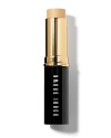 Bobbi's innovative Foundation Stick is designed for portability and adjustable coverage. Easy to apply and blend all over the face or just where you need it. For all skin types, except very oily.