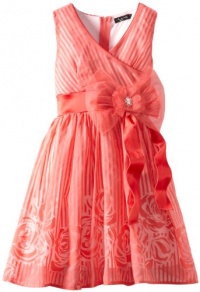 Ruby Rox Kids Girls 7-16 Burn Out Dress, Coral/Pink, 10 Ruby Rox Kids Girls 7-16 Burn Out Dress, Coral/Pink, 10