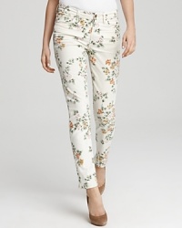 Citizens of Humanity Jeans - Mandy Floral Print High Waist Roll Up Citizens of Humanity Jeans - Mandy Floral Print High Waist Roll Up