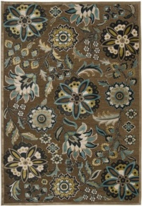 Area Rug 5x7 Rectangle Transitional Mocha Color - Surya Basilica Rug from RugPal Area Rug 5x7 Rectangle Transitional Mocha Color - Surya Basilica Rug from RugPal