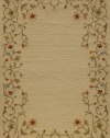5' x 8' Rectangular Momeni Area Rug VERANVR-28BGE5080 Beige Color Hand Hooked in China Veranda Collection Outdoor