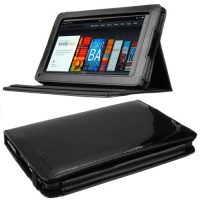 CaseCrown Vinyl Flip Case (Black) for Amazon Kindle Fire Tablet CaseCrown Vinyl Flip Case (Black) for Amazon Kindle Fire Tablet