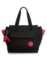 Packable and ready for work or play, this roomy tote from Kipling is an everyday essential. Made from durable nylon with sturdy straps and plenty of pockets, it's ideally sized for shopping trips or jaunts to the gym. Packable and ready for work or play, this roomy tote from Kipling is an everyday essential. Made from durable nylon with sturdy straps and plenty of pockets, it's ideally sized for shopping trips or jaunts to the gym.