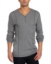 Marc Ecko Cut & Sew Men's Rib Henley Shirt