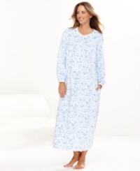 Sweetness you won't feel guilty craving. Pretty lace trim adorns this microfleece nightgown by Lanz of Salzburg. Sweetness you won't feel guilty craving. Pretty lace trim adorns this microfleece nightgown by Lanz of Salzburg.