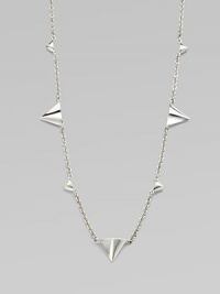 From the Thorn Collection. Long enough to double, this delicate chain sprinkled with shining, spiky thorns combines the elegant and the edgy with great spirit.Sterling silverLength, about 42Lobster claspImported From the Thorn Collection. Long enough to double, this delicate chain sprinkled with shining, spiky thorns combines the elegant and the edgy with great spirit.Sterling silverLength, about 42Lobster claspImported