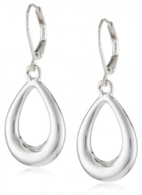Kenneth Cole New York Shiny Silver Oval Drop Earrings Kenneth Cole New York Shiny Silver Oval Drop Earrings
