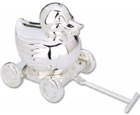 Reed & Barton Silver Plate Duck Bank Reed & Barton Silver Plate Duck Bank