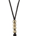 Mizuki 14k South Sea Pearl Necklace with Black Rough Diamond Fringe, 26