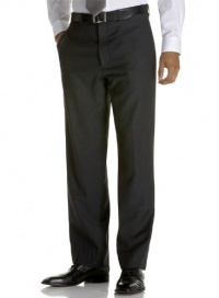 Calvin Klein Mens Flat Front Gray Shadow Stripe Wool Dress Pants Calvin Klein Mens Flat Front Gray Shadow Stripe Wool Dress Pants