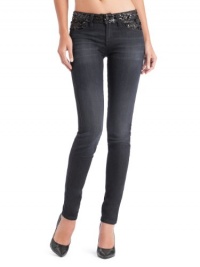 GUESS Brittney Skinny Jeans with Sequins, NOVEL WASH (27)