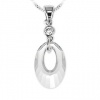 Ashley Arthur Crystal Vue .925 Silver 20mm White Helios Pendant Crystal Dangle Made with Swarovski E