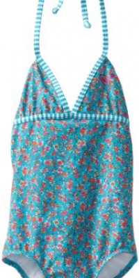 Roxy Kids Girls 7-16 Sand Blossom Tiki One Piece, Caribbean, 7 Roxy Kids Girls 7-16 Sand Blossom Tiki One Piece, Caribbean, 7