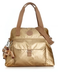 Metallic makes life more mercurial. So shake things up with this lustrous, lightweight carryall from Kipling. Made from durable nylon with plenty of pockets, it accommodates everything you need for the gym, work, weekend--whatever. Metallic makes life more mercurial. So shake things up with this lustrous, lightweight carryall from Kipling. Made from durable nylon with plenty of pockets, it accommodates everything you need for the gym, work, weekend--whatever.