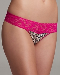 Hanky Panky Thong - Leopard Nouveau Low Rise #4X1504