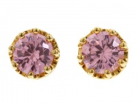 Juicy Couture Pink Crystal Princess Stud Earrings Juicy Couture Pink Crystal Princess Stud Earrings