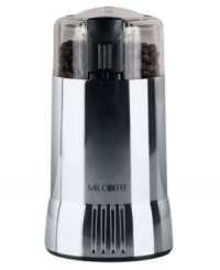 A savory start to every morning. Get grounds just the way you like with incredible consistency and ease-just what you need on any busy morning. Built with a large transfer lid for convenient handling of grounds, the round coffee chamber packs in flavor and punch for an aroma and taste that automatically picks you up. 1-year limited warranty. Model IDS59-NP. A savory start to every morning. Get grounds just the way you like with incredible consistency and ease-just what you need on any busy morning. Built with a large transfer lid for convenient handling of grounds, the round coffee chamber packs in flavor and punch for an aroma and taste that automatically picks you up. 1-year limited warranty. Model IDS59-NP.